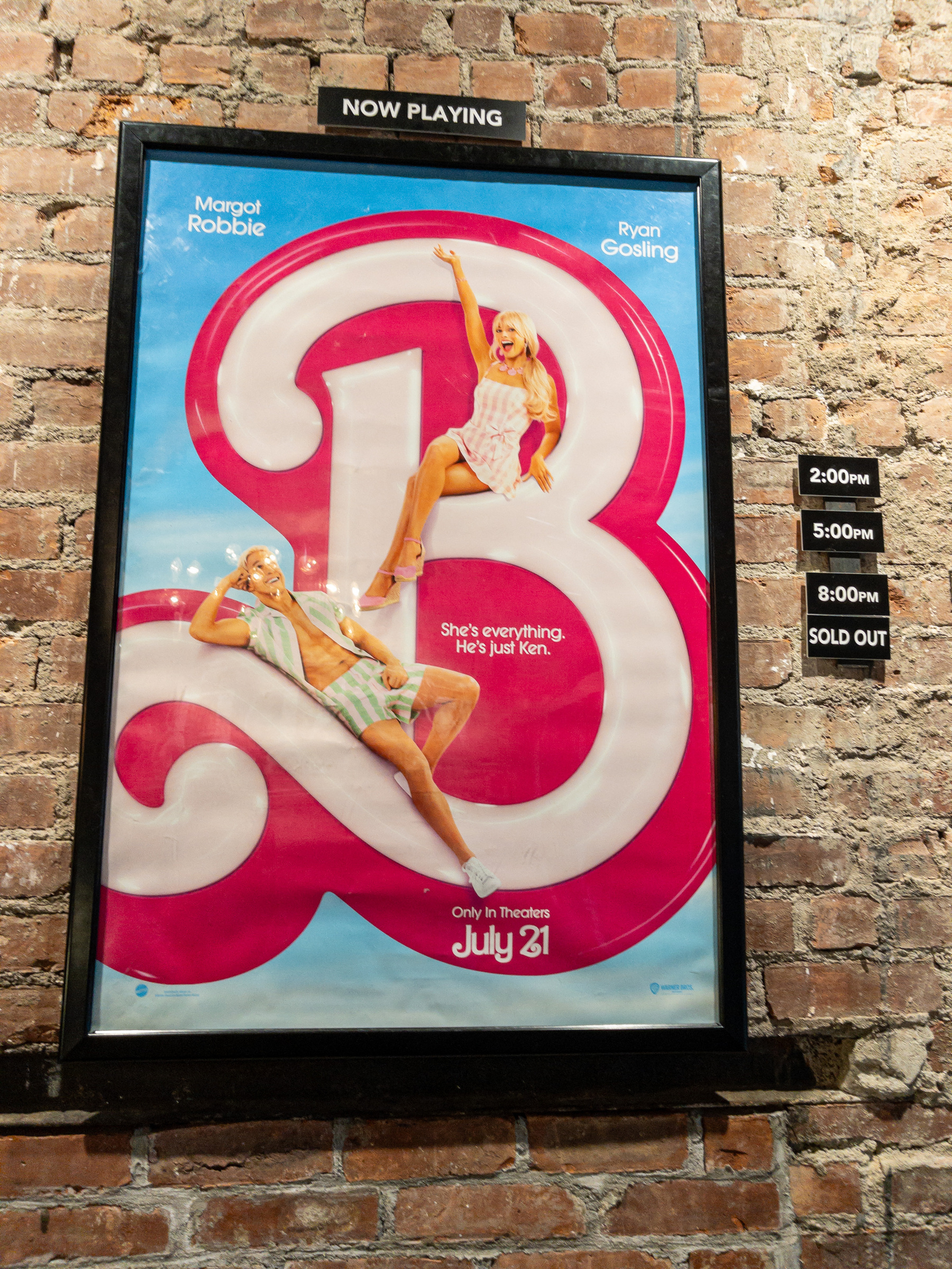 Barbie movie poster.